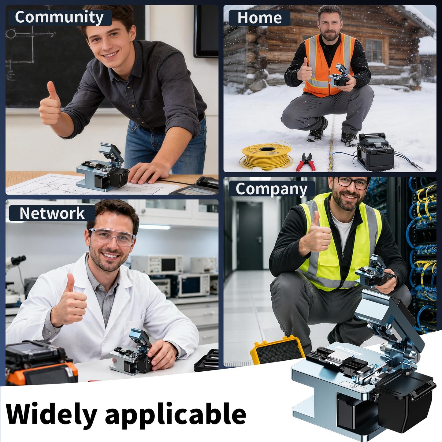 High-Precision FTTH Fiber Optic Cleaver Cutter