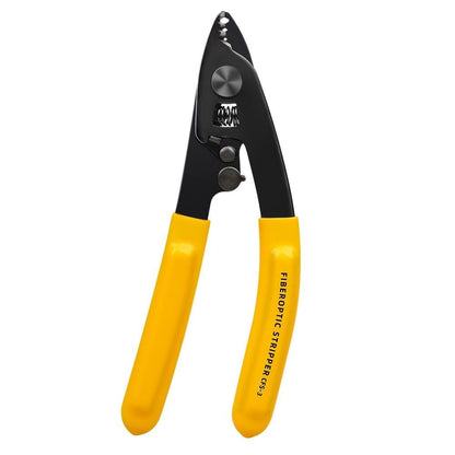 3-Port Fiber Optic Cable Stripper Tool with Tuning Wrench