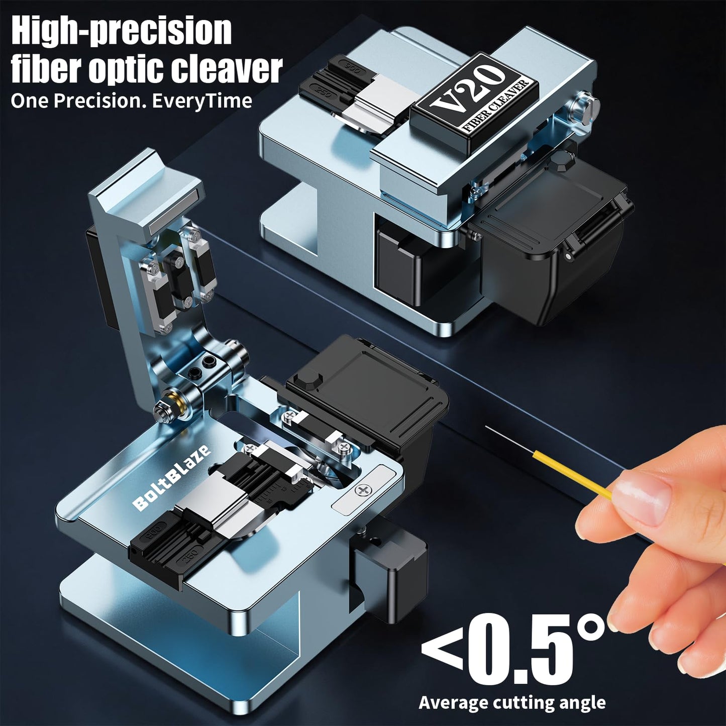 High-Precision FTTH Fiber Optic Cleaver Cutter