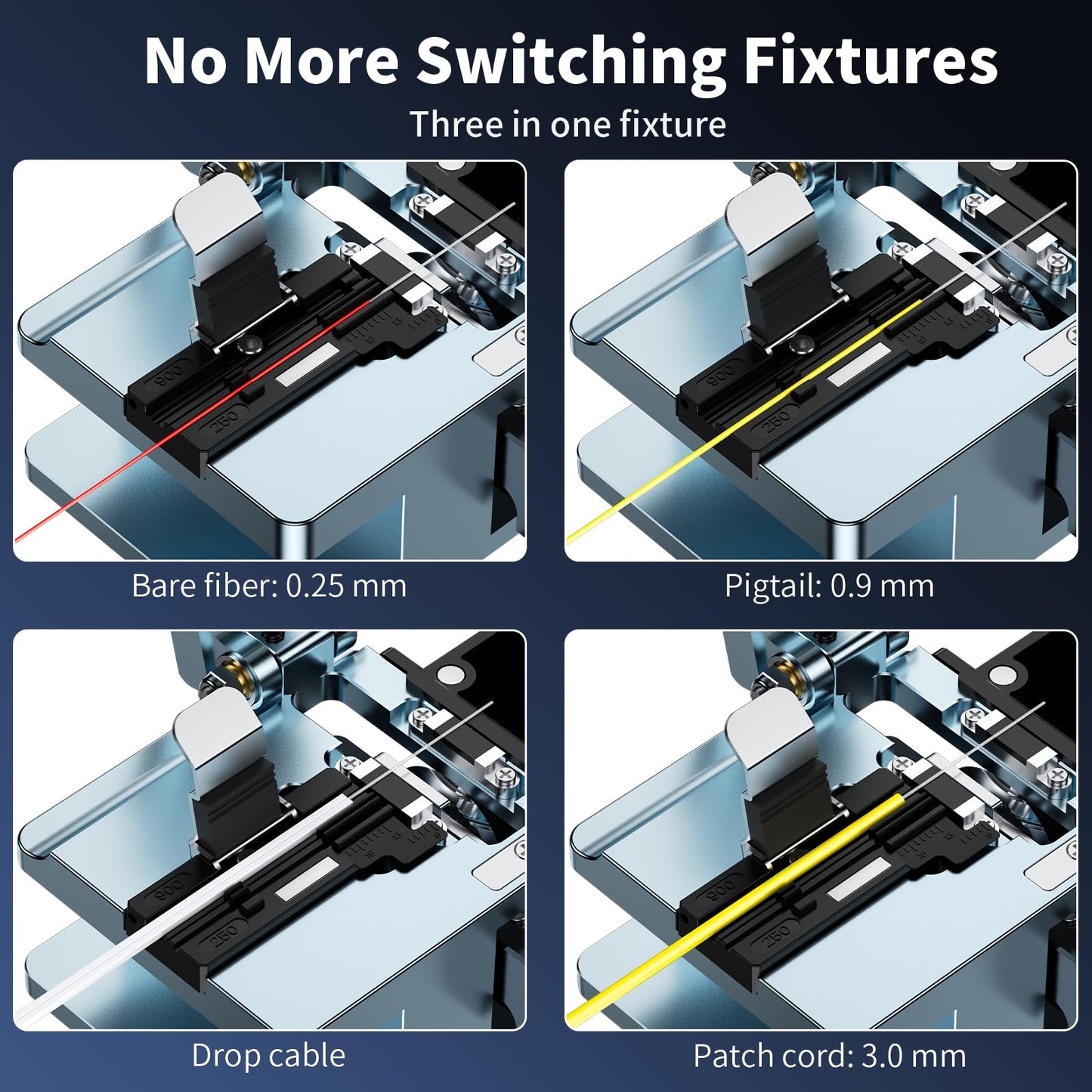 High-Precision FTTH Fiber Optic Cleaver Cutter