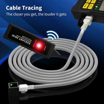 Portable 5-in-1 Fiber Optic Tester with OPM, 15mW VFL & Cable Finder