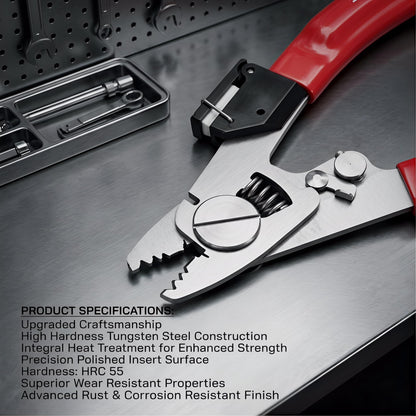 6-in-1 Multifunctional Fiber Optic Stripping & Cleaning Pliers