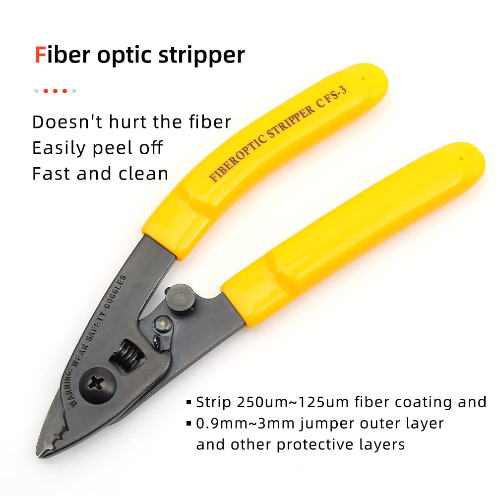 FTTH Fiber Optic Cold Connection Termination Tool Kit