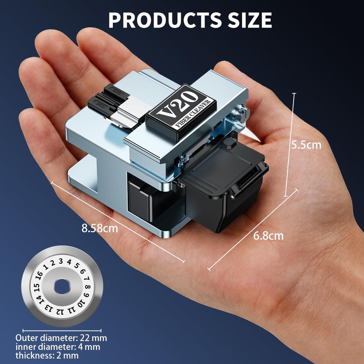 High-Precision FTTH Fiber Optic Cleaver Cutter
