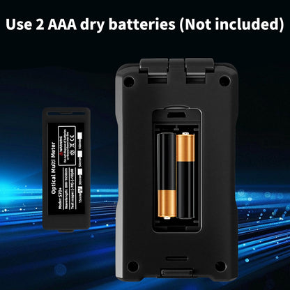 Portable 5-in-1 Fiber Optic Tester with OPM, 15mW VFL & Cable Finder