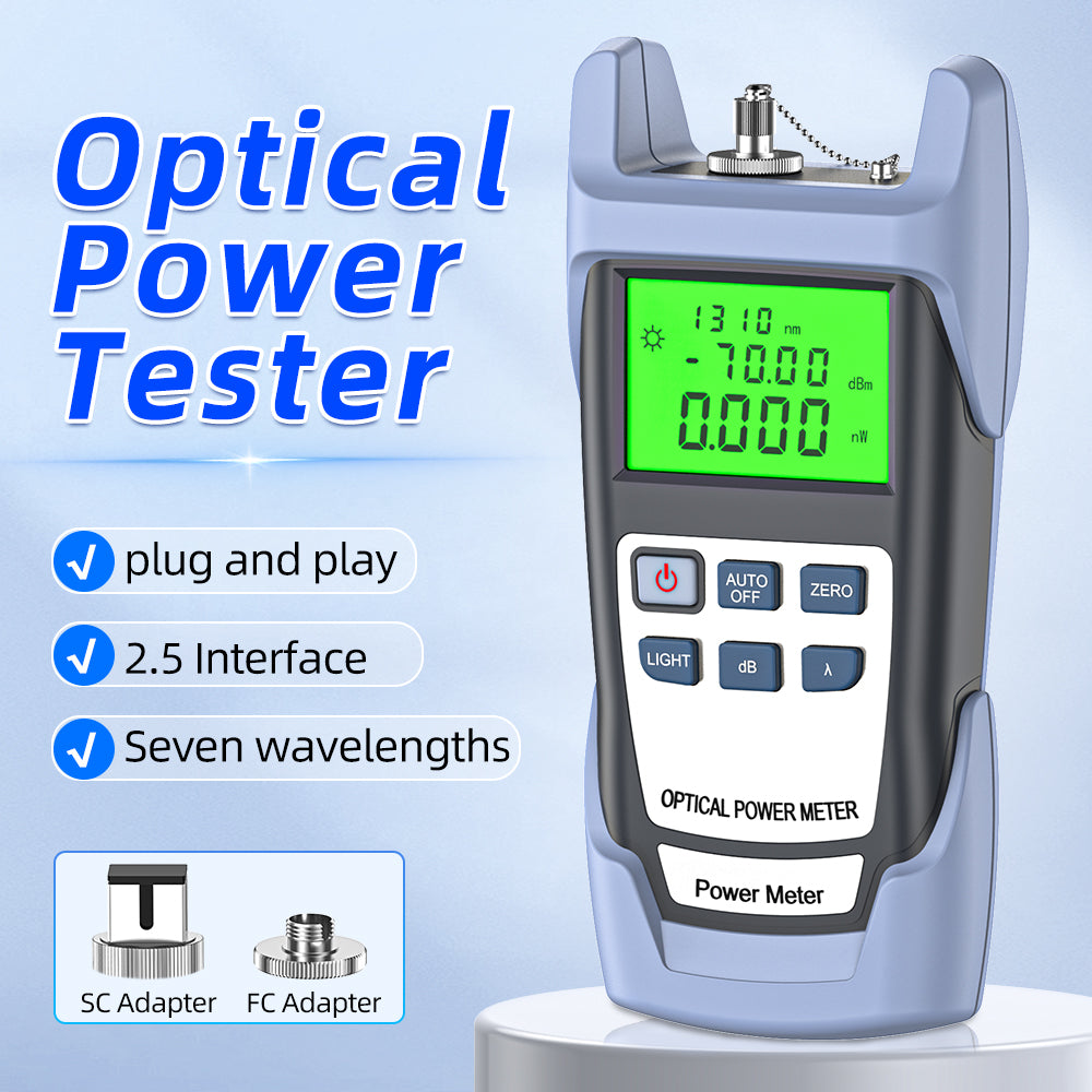 High-Precision Fiber Optic Power Meter Tester