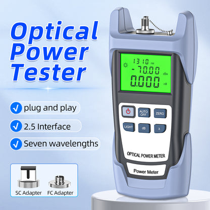 High-Precision Fiber Optic Power Meter Tester