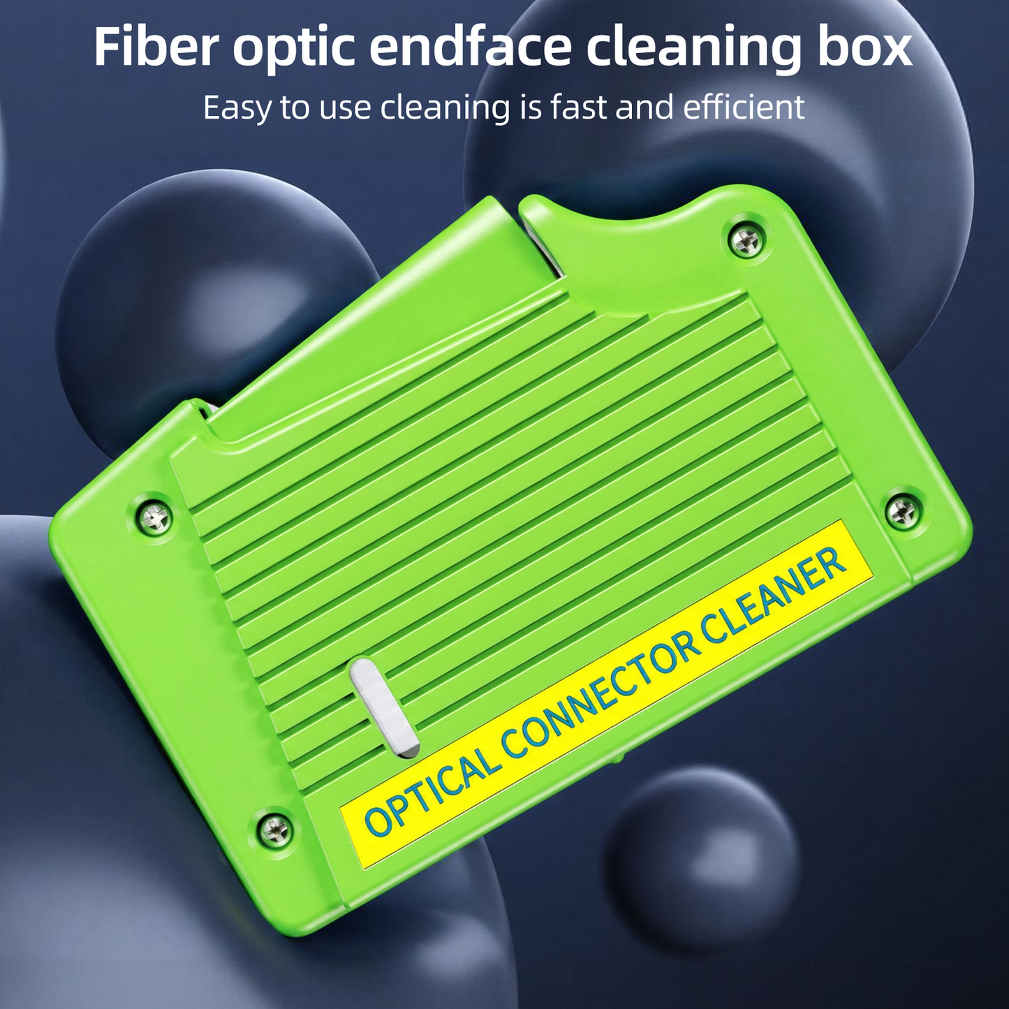 Fiber Optic Connector Cleaner Box for SC/ST/FC/LC/MU