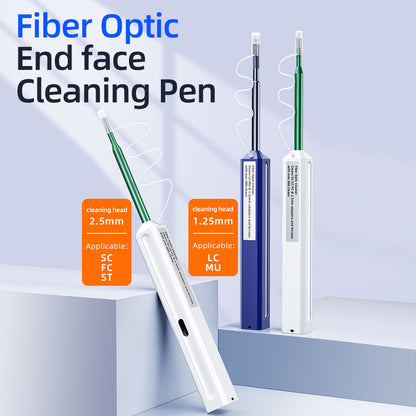 Fiber Optic Cleaning Pen Tool Kit for 1.25mm & 2.5mm Connectors