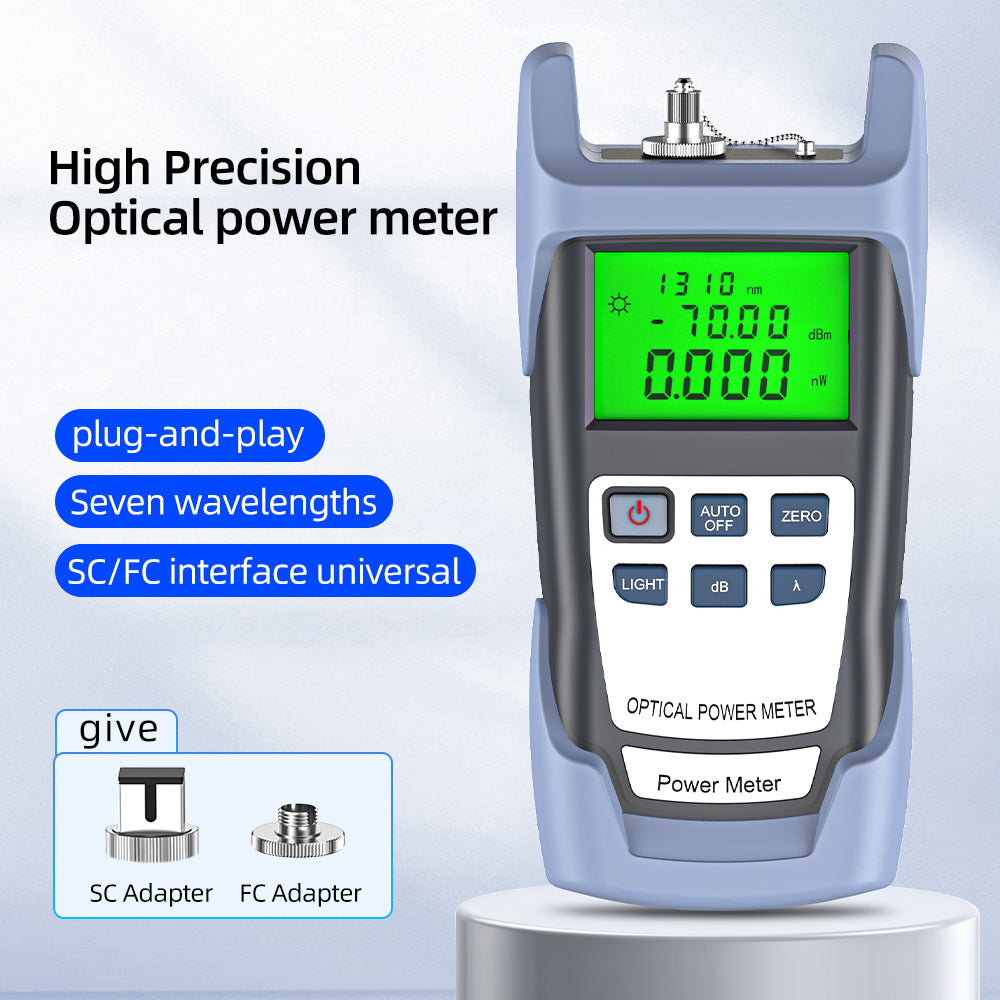High-Precision Fiber Optic Power Meter Tester