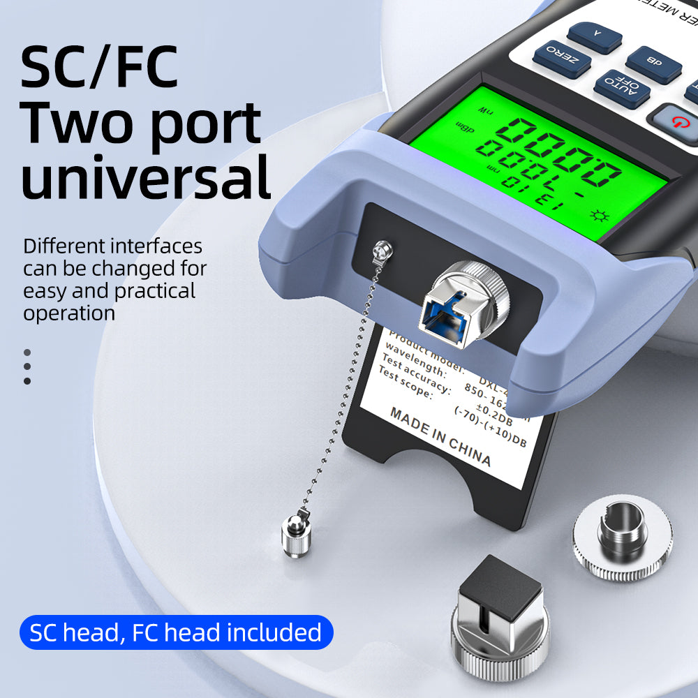 High-Precision Fiber Optic Power Meter Tester
