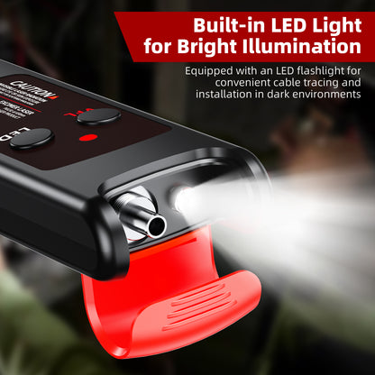 Rechargeable 2-in-1 VFL Fiber Optic Tester with LED Light