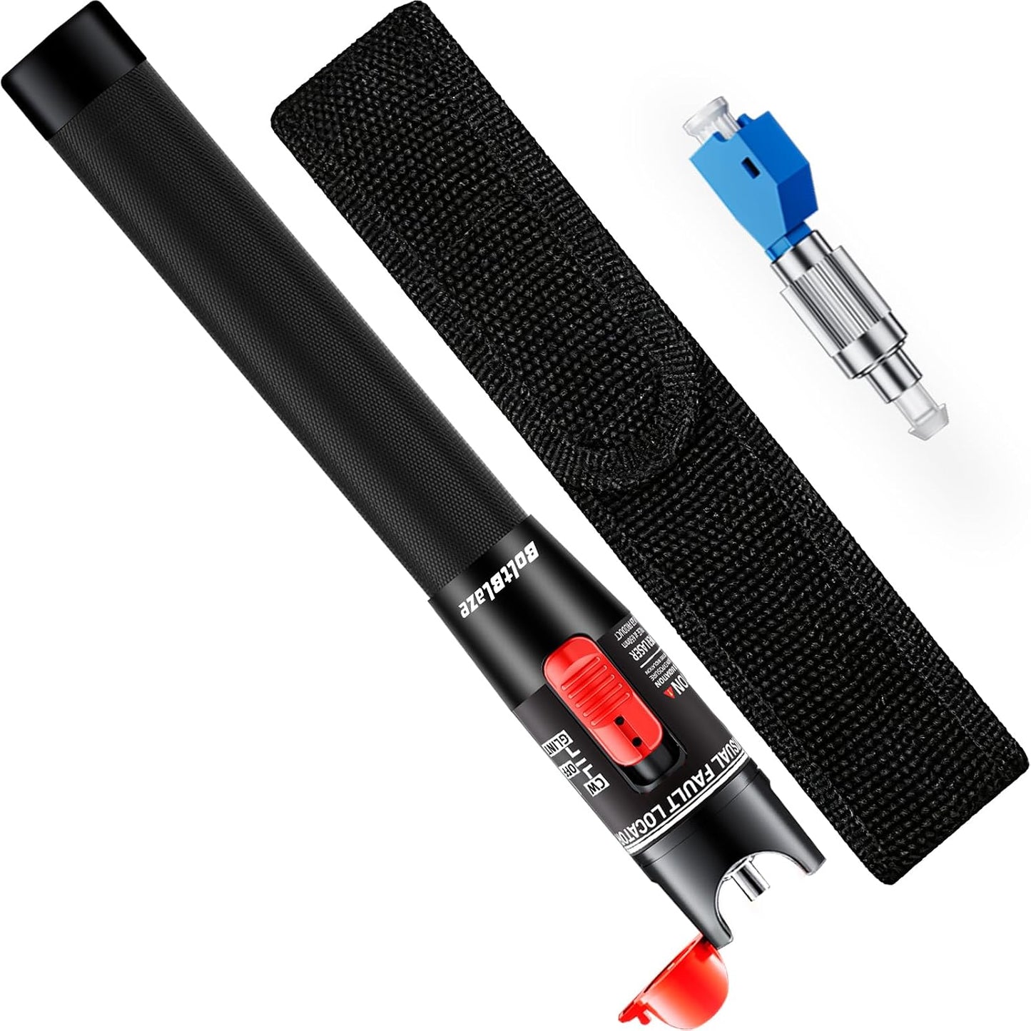 Visual Fault Locator (VFL) Fiber Optic Tester Kit with FC to LC Adapter