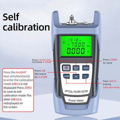 High-Precision Fiber Optic Power Meter Tester