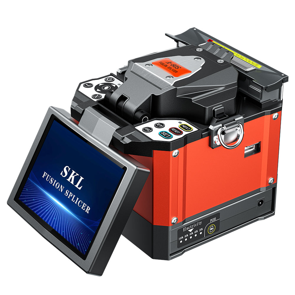 Automatic Fiber Optic Fusion Splicer Machine with Core Alignment