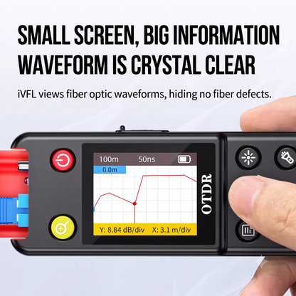 OT-10 Intelligent 10mW Waveform VFL OTDR Fiber Fault Locator