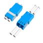 10-Pack SC UPC Simplex Flanged Fiber Optic Adapters