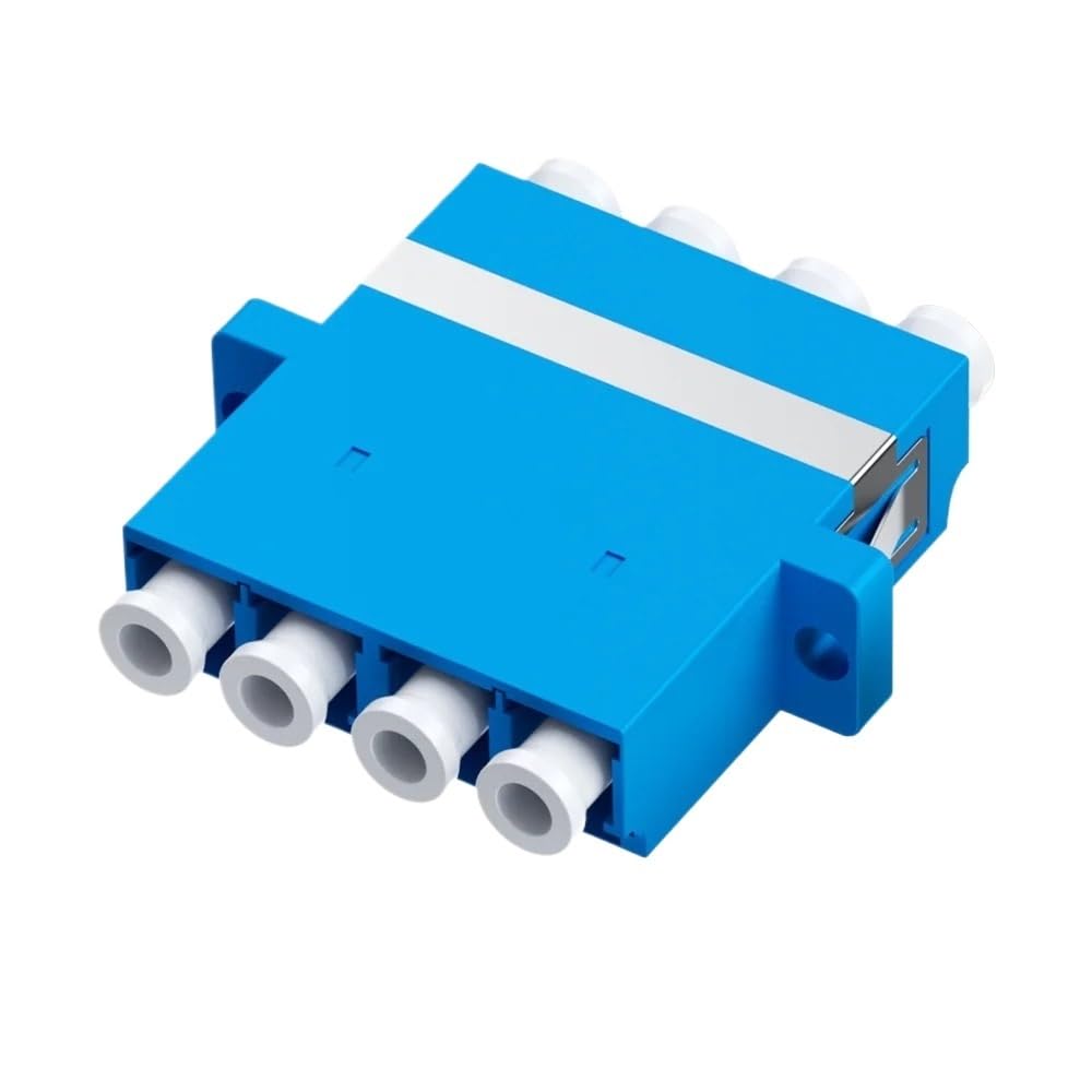 10-Pack SC UPC Simplex Flanged Fiber Optic Adapters